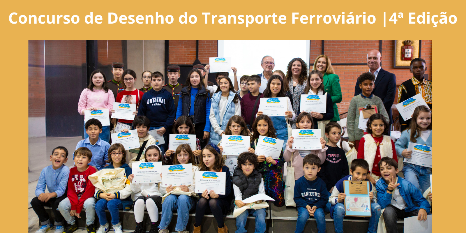 Cerimónia de Entrega de Prémios do Concurso nacional de Desenho sobre o Transporte Ferroviário