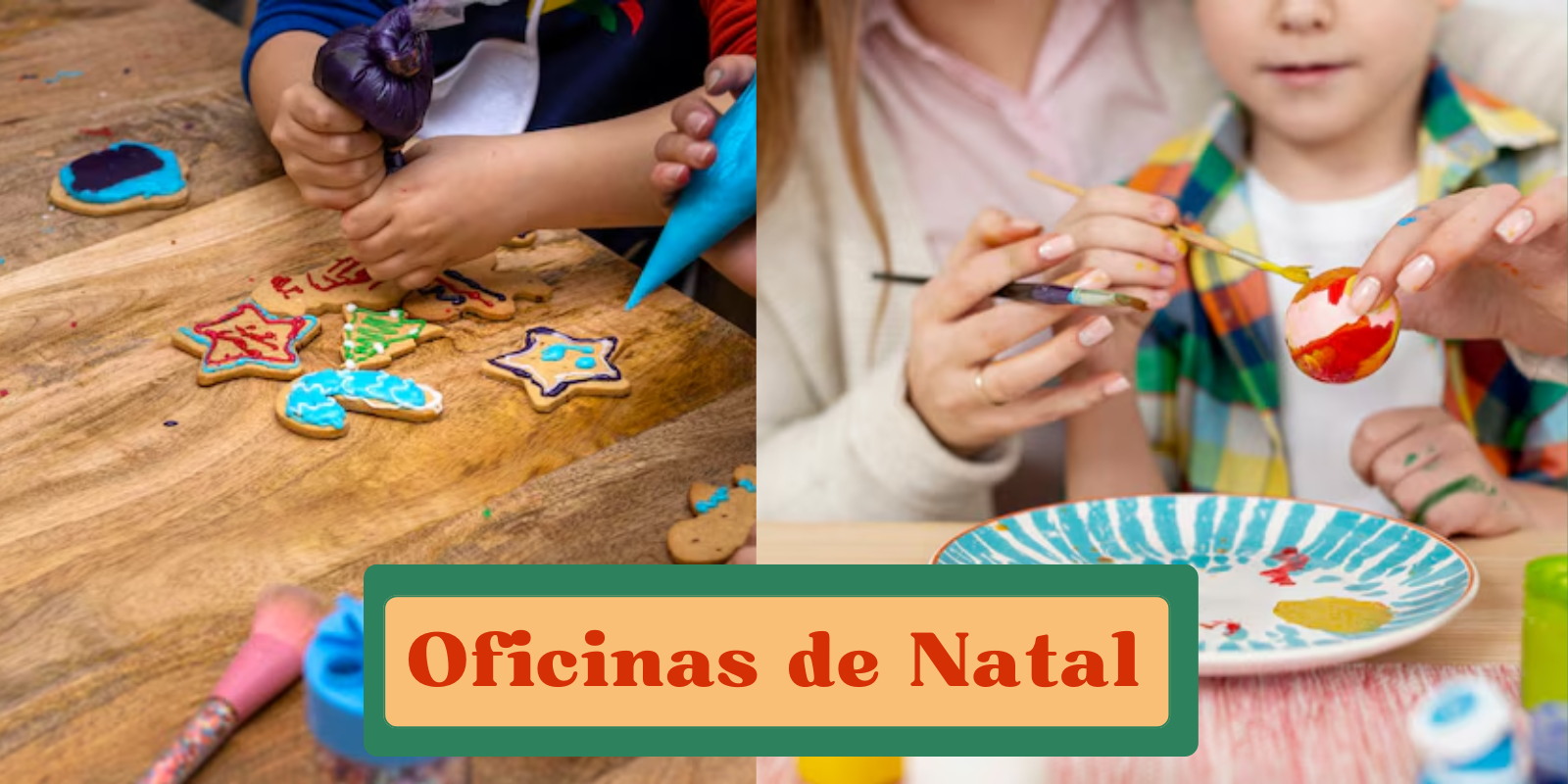 Oficinas de Natal para crianças e jovens!